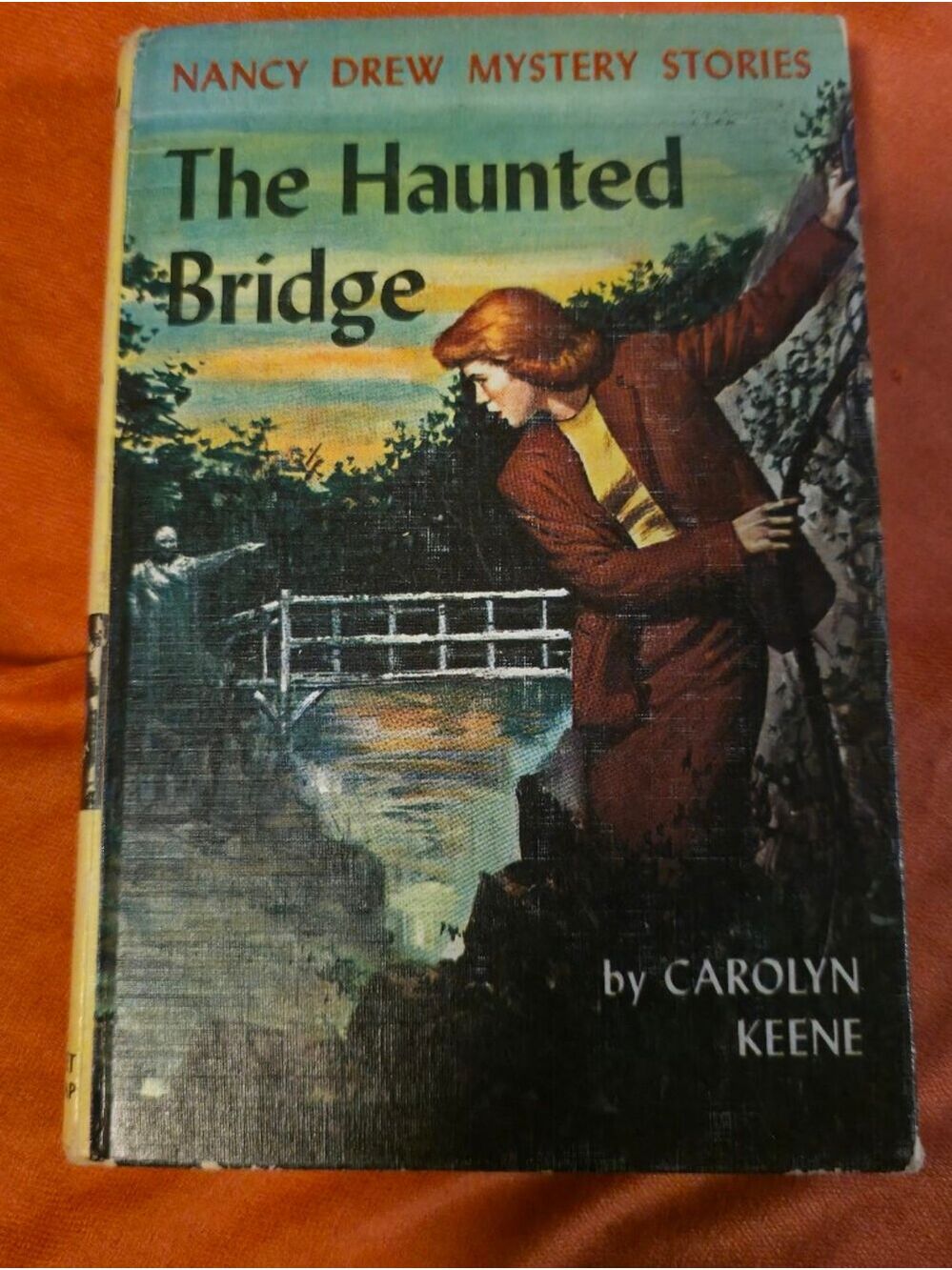 4/$67 Deal! Vintage 'The Haunted Bridge' Book Nancy Drew 1937 First Edition